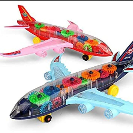 Transparent Flying Toy for Kids 3-5 Years Multicolor 45cm