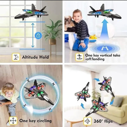3D Tumbling RC Fighter Jet Toy for Kids