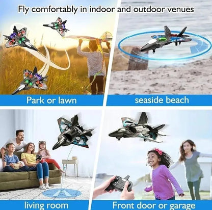 3D Tumbling RC Fighter Jet Toy for Kids