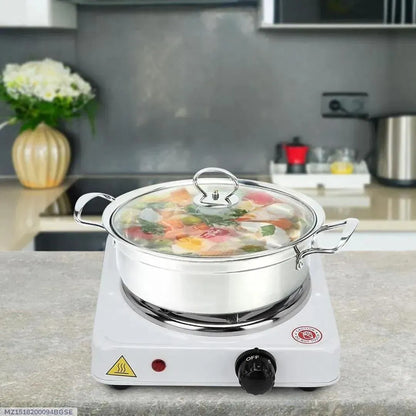 Electric Stove with Stainless Steel Pan for Pakistani Kitchen
